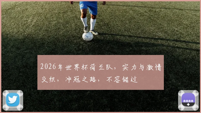2026年世界杯荷兰队，实力与激情交织，冲冠之路，不容错过
