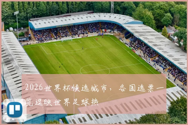 2026世界杯候选城市，各国选票一览逗映世界足球热